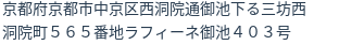 住所(登記所在地)