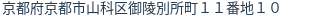 住所（登記所在地）