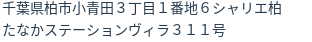住所(登記所在地)