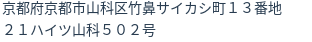 住所(登記所在地)