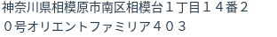 住所(登記所在地)