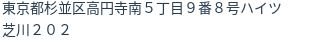 住所（登記所在地）