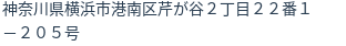 住所(登記所在地)
