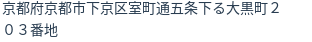 住所(登記所在地)