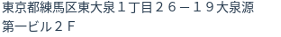 住所(登記所在地)