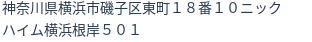 住所(登記所在地)