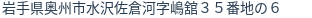 住所(登記所在地)