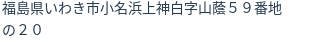 住所(登記所在地)
