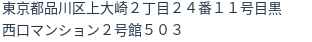 住所(登記所在地)