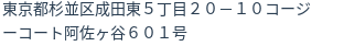 住所(登記所在地)