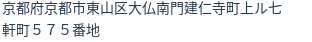 住所(登記所在地)