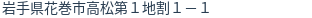 住所（登記所在地）