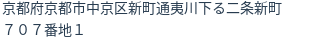 住所（登記所在地）