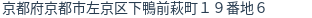 住所（登記所在地）