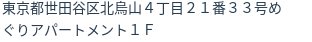住所（登記所在地）