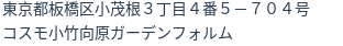 住所(登記所在地)