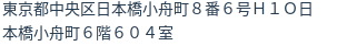 住所(登記所在地)