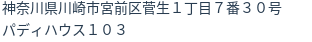 住所(登記所在地)