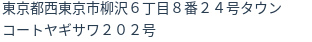 住所(登記所在地)