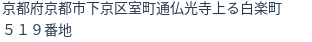 住所（登記所在地）