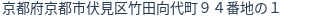 住所(登記所在地)