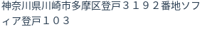 住所(登記所在地)