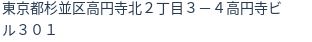 住所(登記所在地)