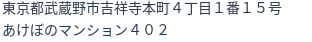 住所（登記所在地）