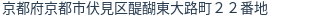 住所(登記所在地)