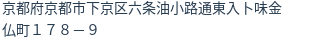 住所（登記所在地）