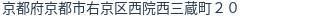 住所(登記所在地)
