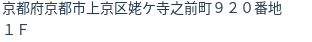 住所（登記所在地）