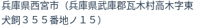 住所（登記所在地）