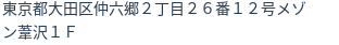 住所(登記所在地)