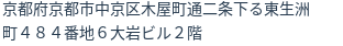 住所（登記所在地）