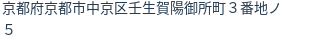 住所(登記所在地)