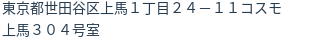 住所（登記所在地）