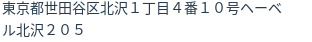住所(登記所在地)