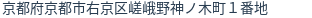 住所（登記所在地）