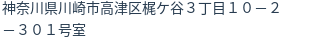住所（登記所在地）