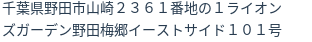 住所(登記所在地)