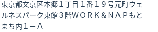 住所(登記所在地)