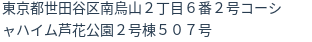 住所(登記所在地)