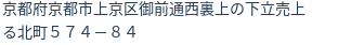 住所(登記所在地)