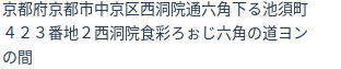 住所（登記所在地）