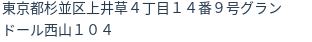 住所(登記所在地)