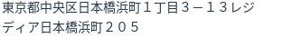 住所(登記所在地)