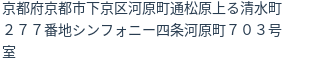 住所(登記所在地)