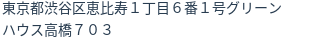 住所（登記所在地）