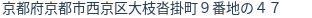 住所(登記所在地)